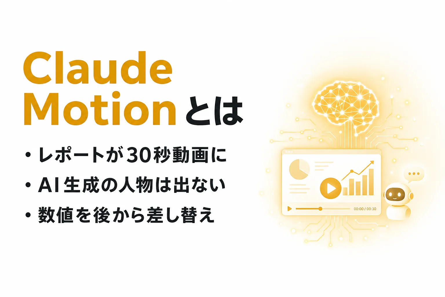 Claude Motionとは？資料を動画にする使い方・料金と動画生成AIとの違い