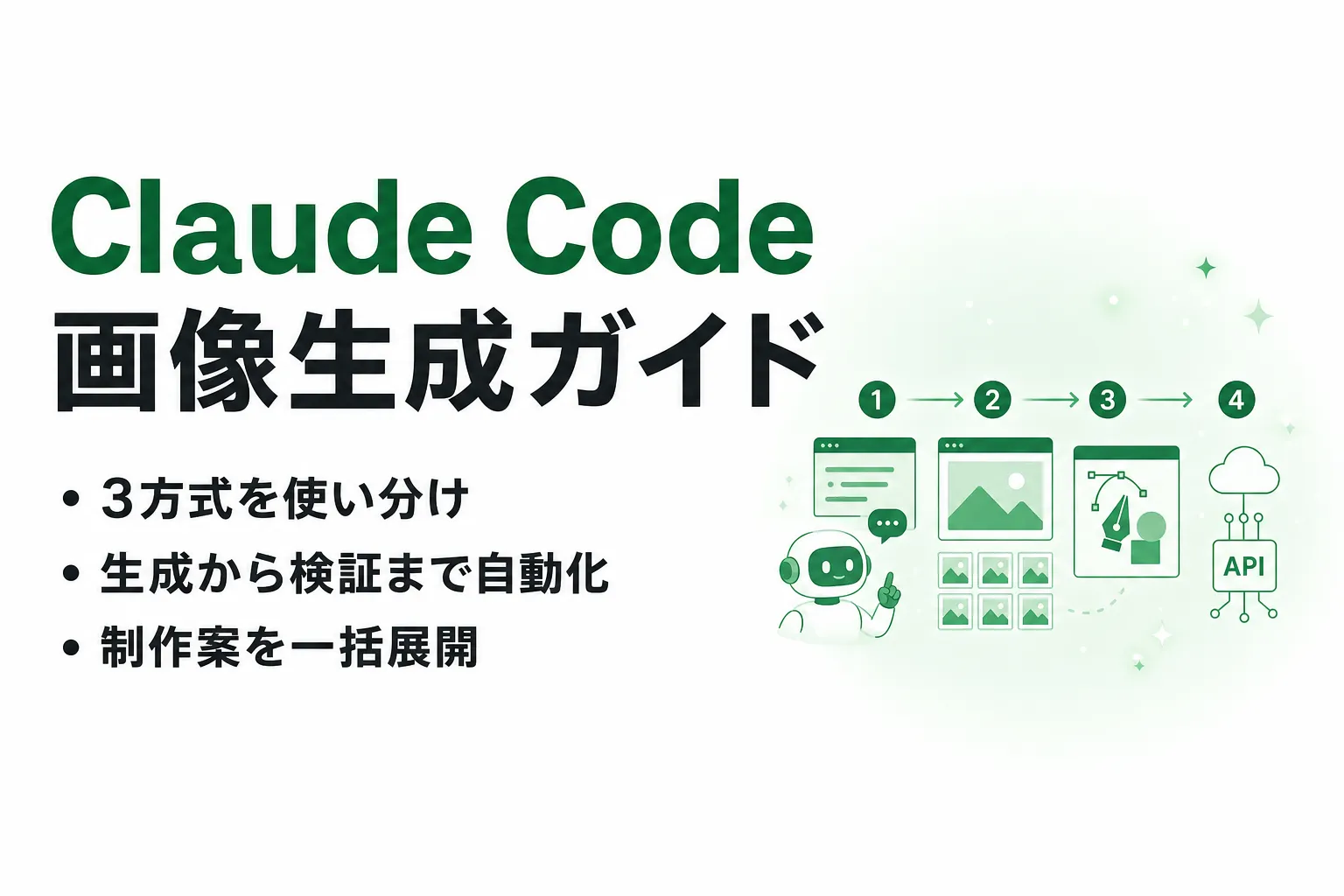 Claude Codeの画像生成ガイド｜SVG・Design・外部AIの使い分け
