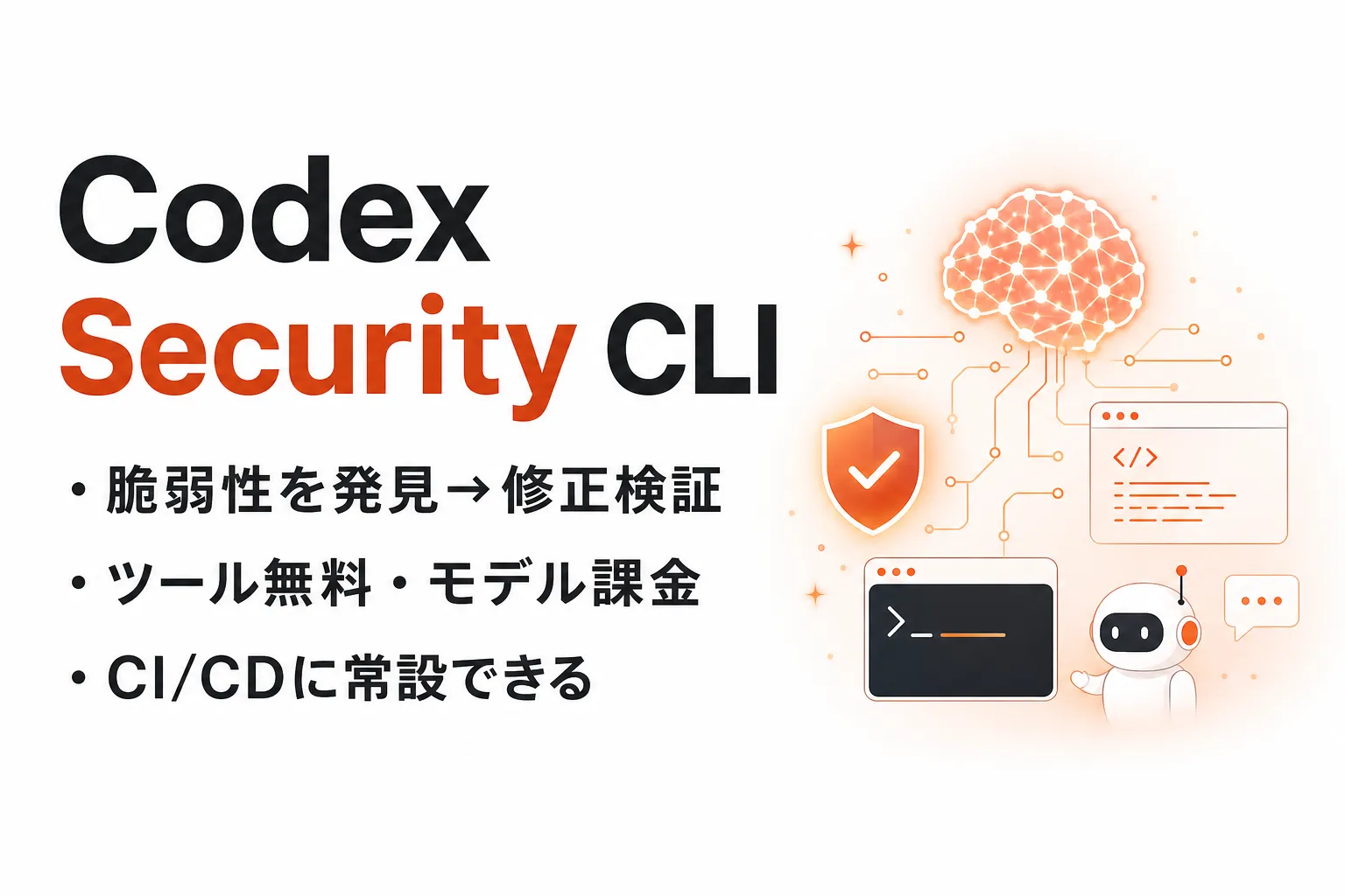 Codex Security CLIとは？使い方とCI/CD組み込みまでを整理