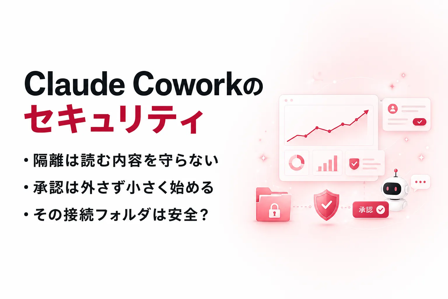Claude Coworkのセキュリティは安全？情報漏洩のリスクと設定・管理機能を整理