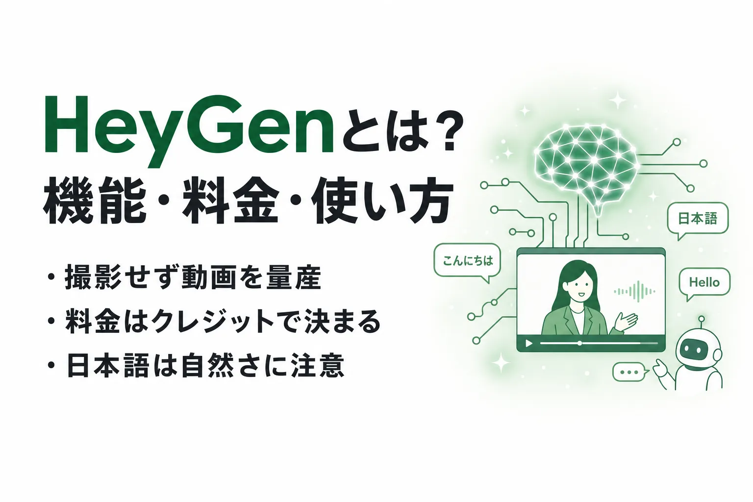 HeyGenとは？できること・料金・使い方をまとめて解説