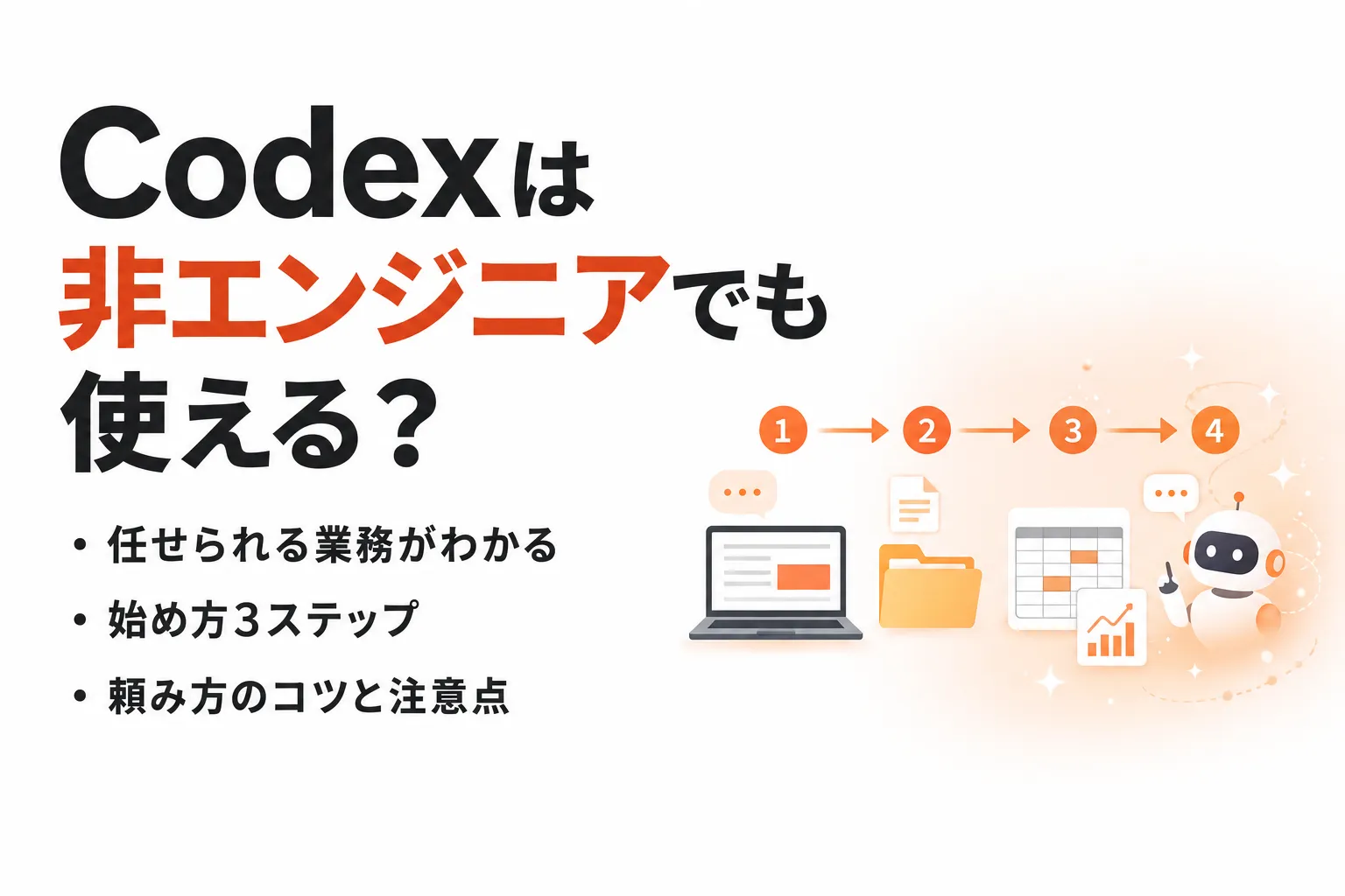 Codexは非エンジニアでも使える？業務に任せられる作業と使い方を解説