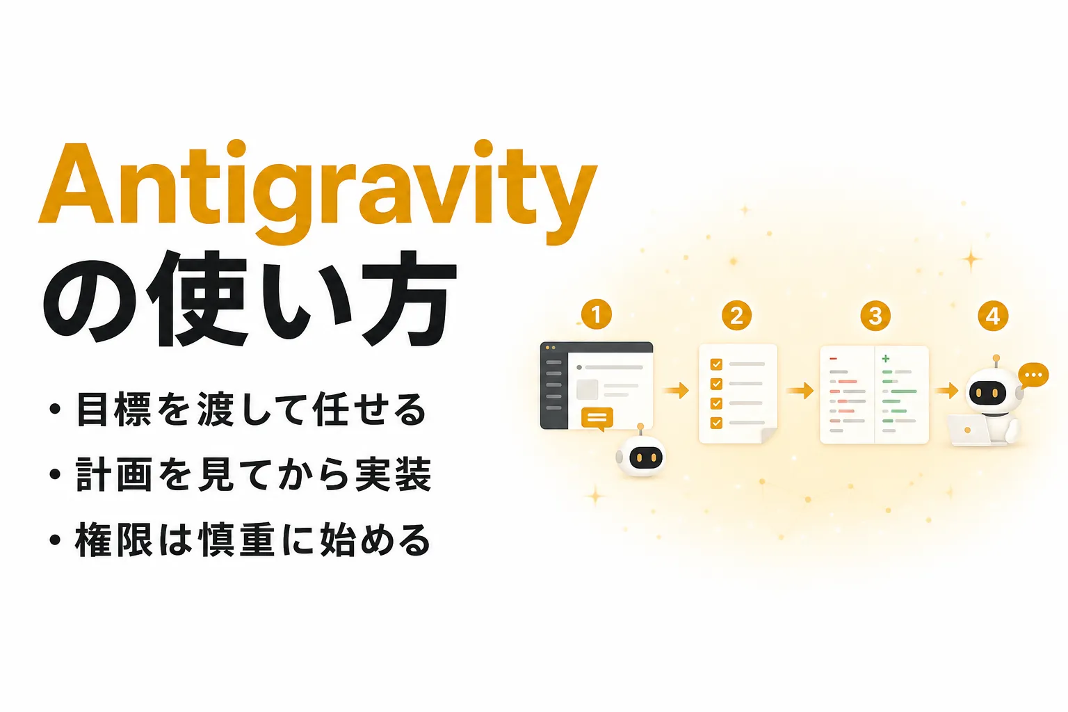 Antigravityの使い方｜ダウンロードから最初の指示、計画のレビューまで