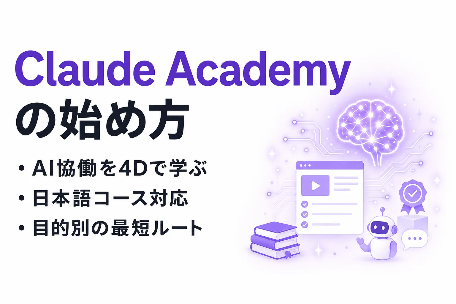 Claude Academyとは？無料コースの全体像と始め方・目的別ロードマップ