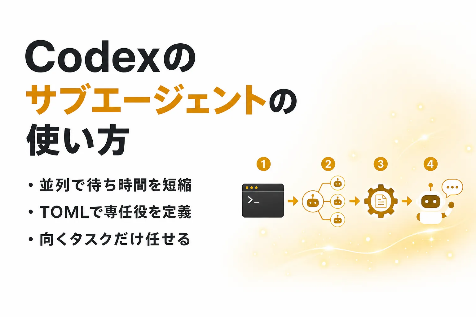 Codexのサブエージェントとは｜使い方・TOML設定・活用例を解説